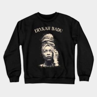 erykah badu Crewneck Sweatshirt